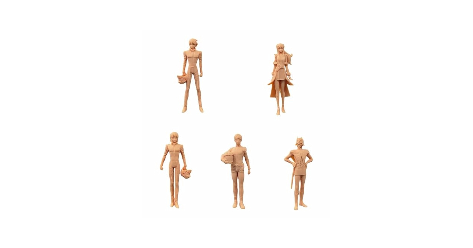 Amazon.co.jp: ZEDACAKAI (5個) 1/64 フィギュアニメ男女機動